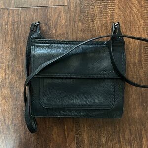 Vintage leather Fossil bag